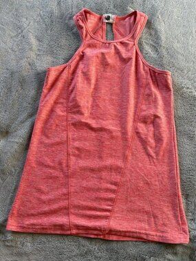 Oiselle Heathered Peach Tank Top Size 4